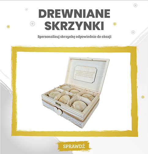 Drewniane skrzynki