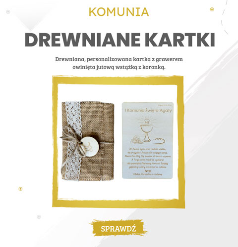 Drewniane kartki