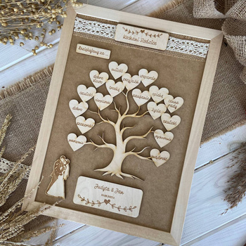 Podziękowanie dla Rodziców na Ślub Wesele Obraz Prezent Eko