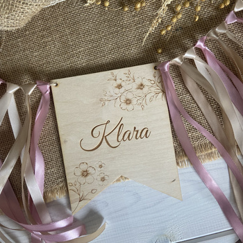 Proporczyk Girlanda Imieniem Baner Urodziny Roczek