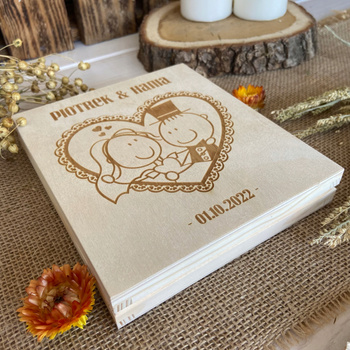 Pudełko na Pieniądze Ślub Wesele Prezent Pamiątka