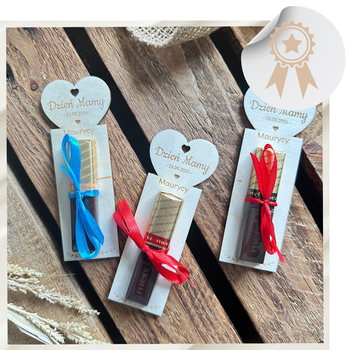 Podziękowanie dla mamy Drewniana tabliczka z grawerem na Dzień Mamy