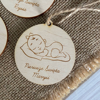 Moje Pierwsze Święta Bombka z Imieniem Prezent