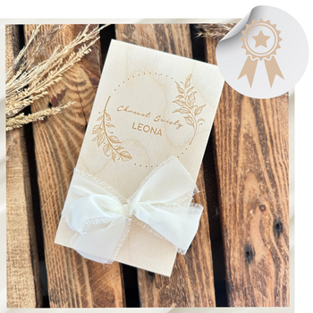 Pudełko na Pieniądze Pamiątka Chrztu Świętego z Imieniem Prezent na Chrzest