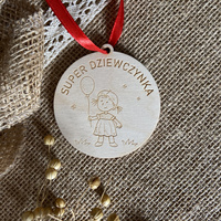 Prezent na Dzień Dziecka Dziewczynki Medal z Grawerem Super Dziewczynka